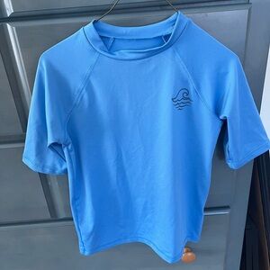 art class Ocean Blue Kids Swim Rashguard